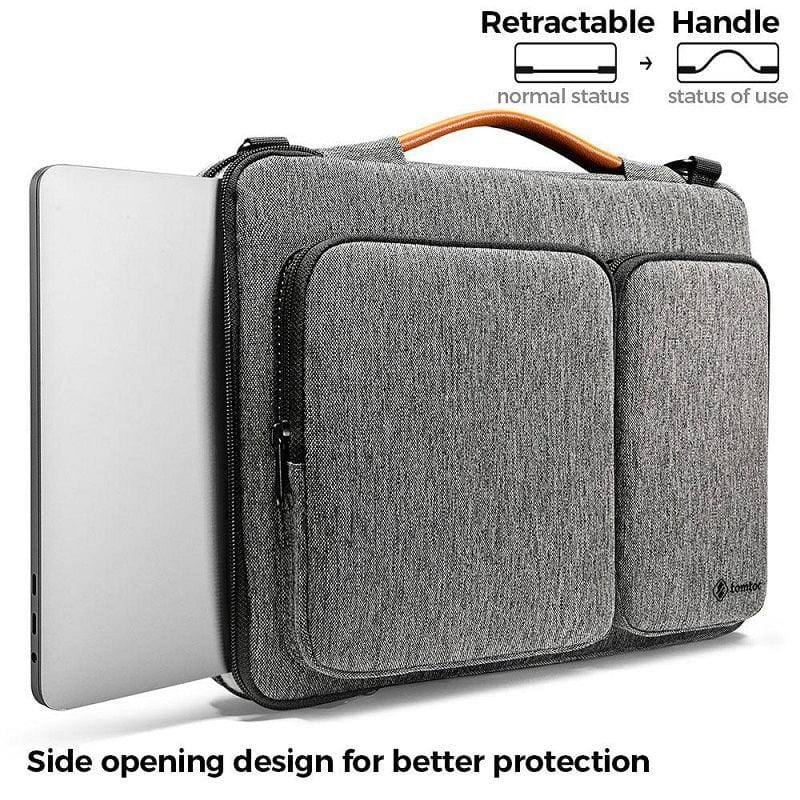 Tomtoc Defender A42 Laptop Bag - Grey 15 to 16 Inch