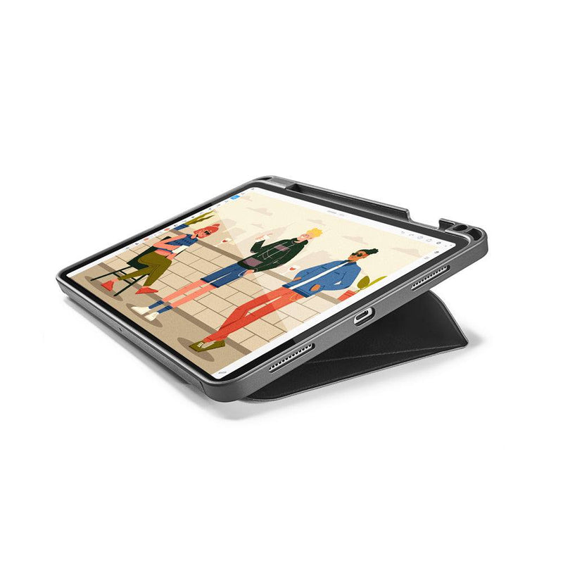 Tomtoc Inspire Tri-Case for iPad Pro 10.9 Inches - Black