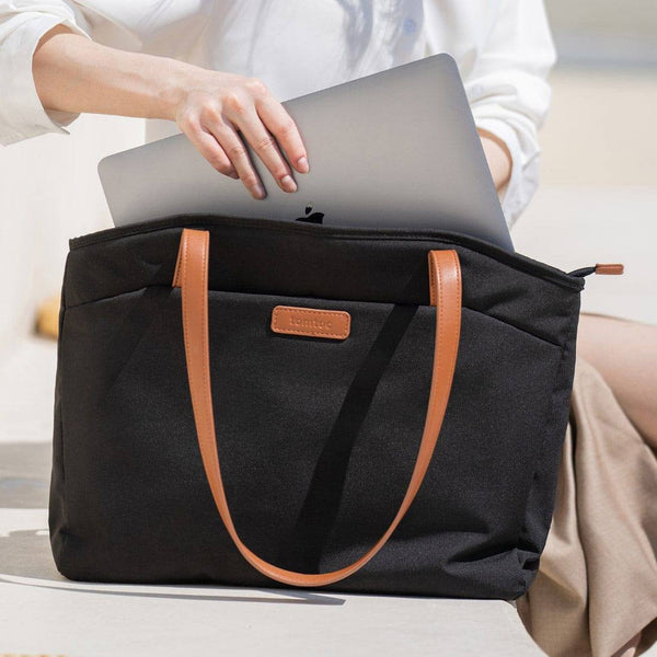 Tomtoc Laptop Tote Bag Large - Black - Modern Quests