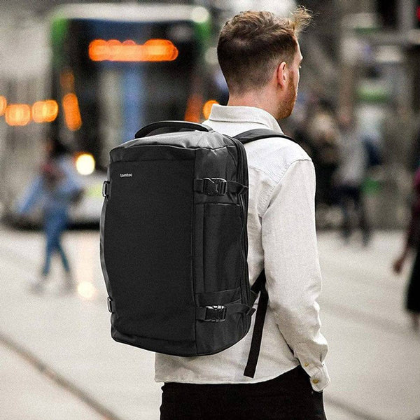 Tomtoc Large Travel Backpack - Black - Modern Quests