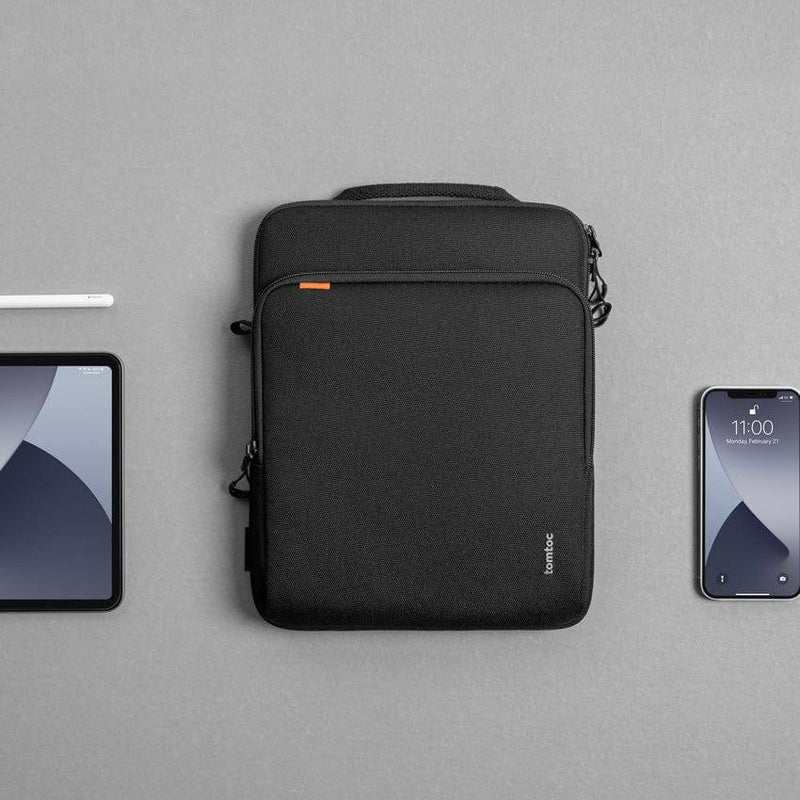 Tomtoc Performance 360 Shoulder Bag for iPad - Black 10.9 Inch