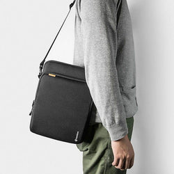 Tomtoc Performance 360 Shoulder Bag for iPad - Black 12.9 Inch