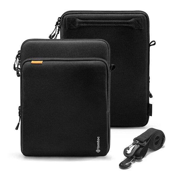 Tomtoc Performance 360 Shoulder Bag for iPad - Black 12.9 Inch - Modern Quests