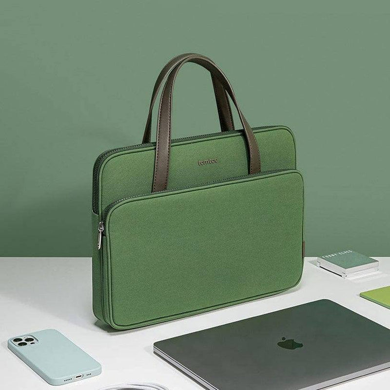 Lauren Ladies Wax Leather Briefcase Purse Laptop Bag | CLUCI