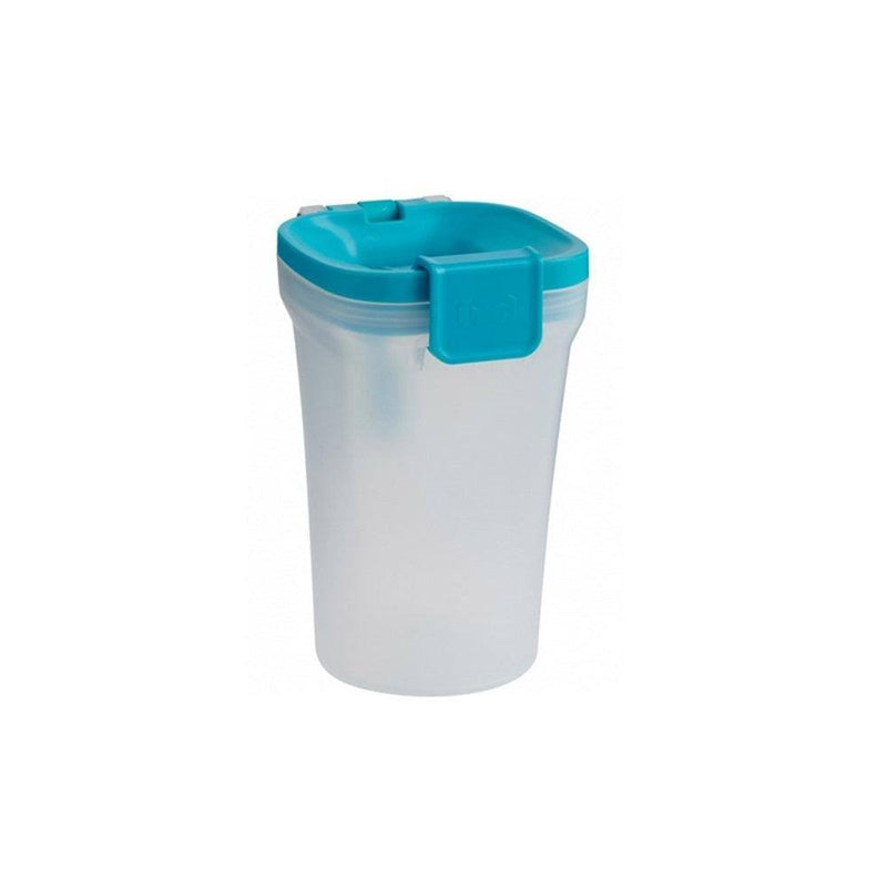 Trudeau Fuel Snack Cup with Dispenser - Tropical Blue
