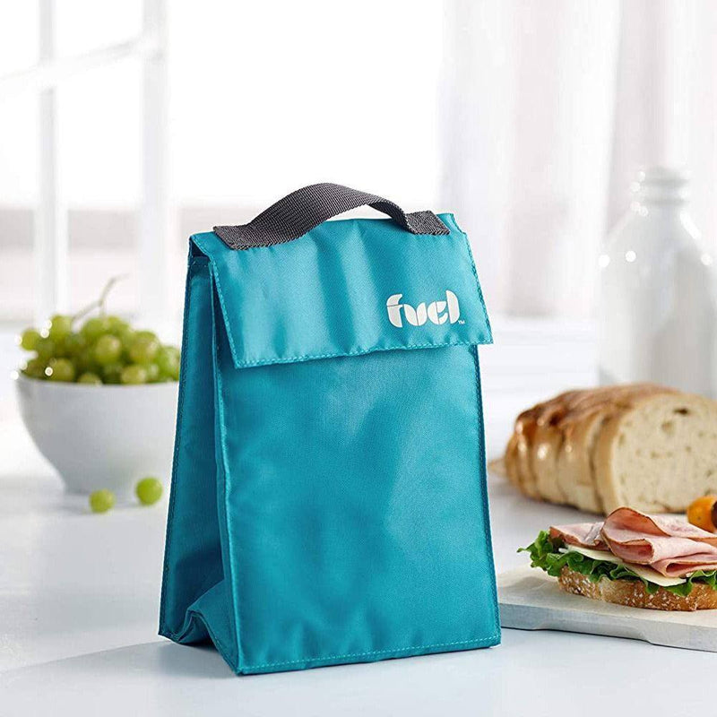 Trudeau Fuel Triangular Lunch Bag - Tropical Blue - Modern Quests