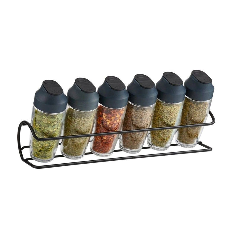 Trudeau Horizontal 6 Bottle Spice Rack Modern Quests