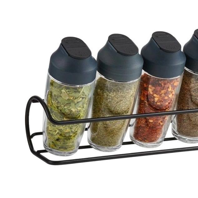 Trudeau Horizontal 6 Bottle Spice Rack Modern Quests