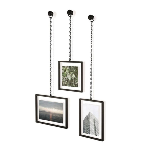 Umbra Fotochain Frames, Set of 3 - Black - Modern Quests