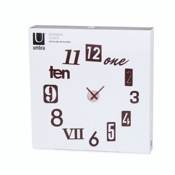 Umbra Numbra Wall Clock - Modern Quests