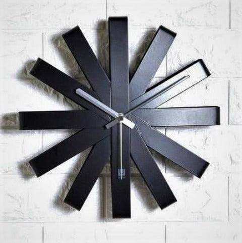 Umbra Ribbon Wall Clock 30cm - Black