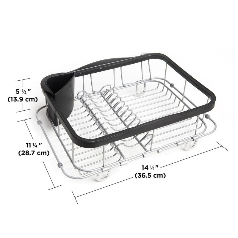 Umbra Sinkin Multi-Use Dish Rack - Black