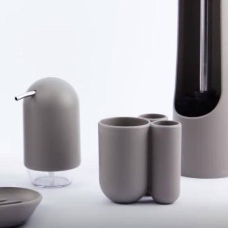 Umbra Touch Toothbrush Holder - Grey - Modern Quests