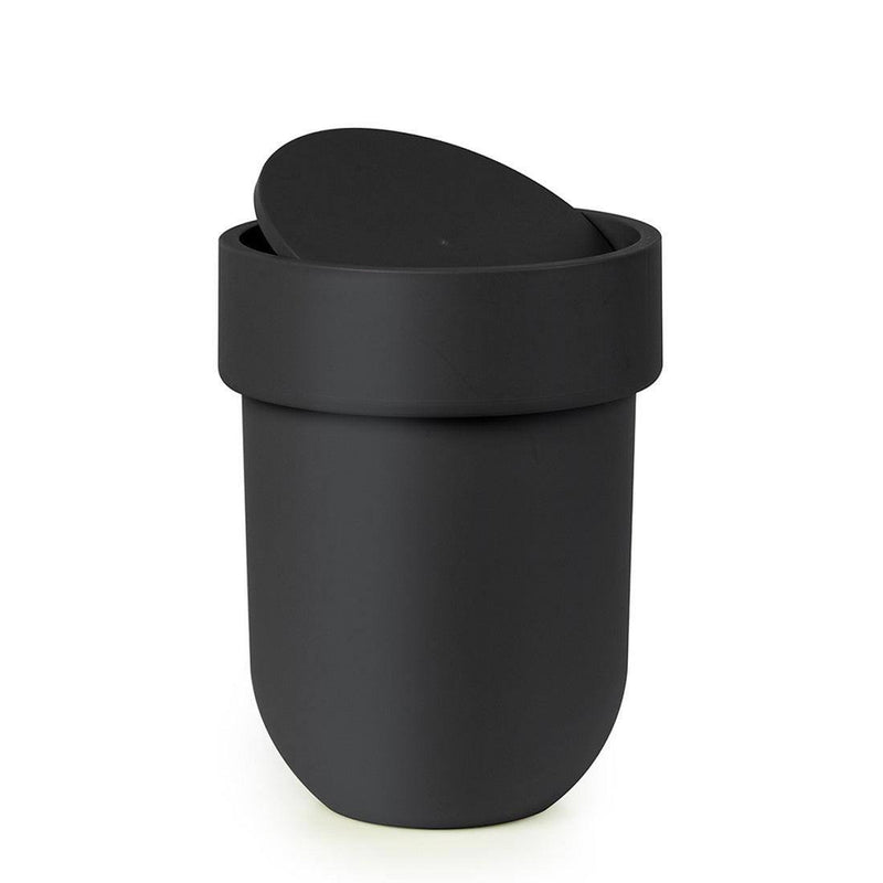 Umbra Touch Wastecan with Lid - Black