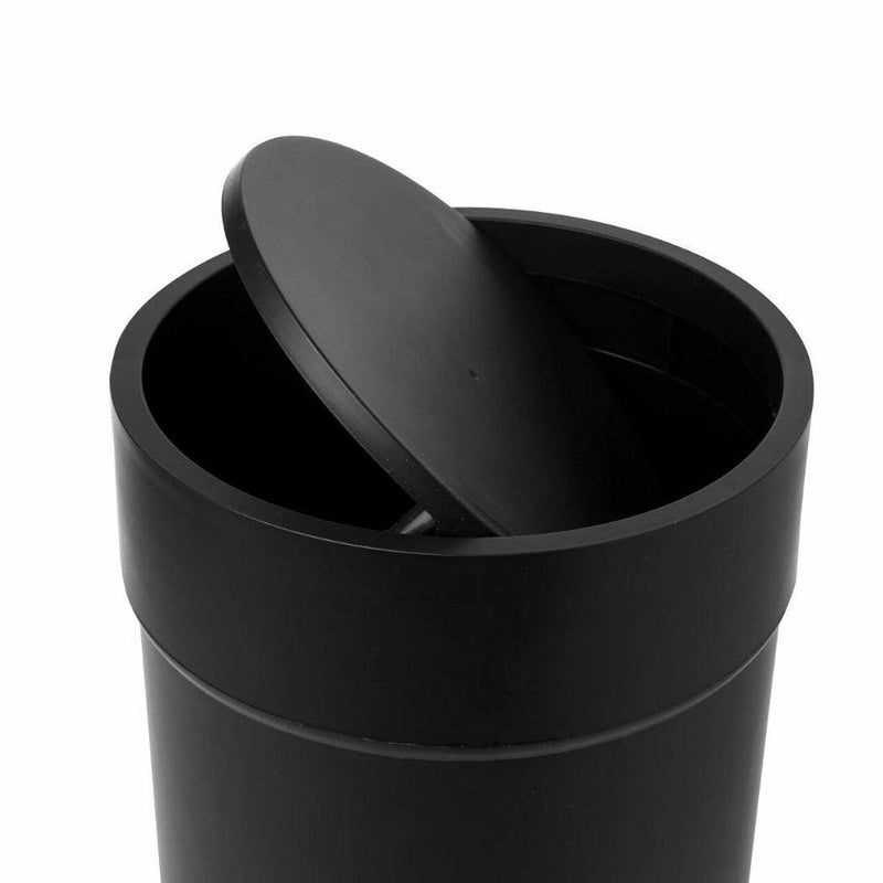 Umbra Touch Wastecan with Lid - Black - Modern Quests