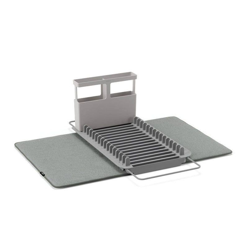 Umbra UDry Over The Sink Dish Rack With Dry Mat - Charcoal - Modern Quests