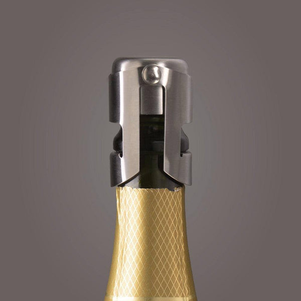 Vacu Vin Stainless Steel Champagne Stopper - Modern Quests