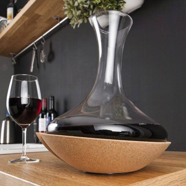 Vacu Vin Swirling Wine Carafe with Cork Base - Modern Quests