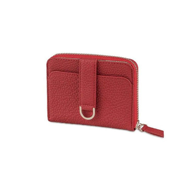 Vaultskin London Belgravia Zip Wallet - Red