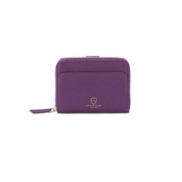 Vaultskin London Belgravia Zip Wallet - Violet