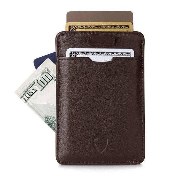 Vaultskin London Chelsea Sleeve Wallet - Brown RFID - Modern Quests