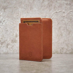 Vaultskin London City Bifold Wallet - Cognac RFID - Modern Quests
