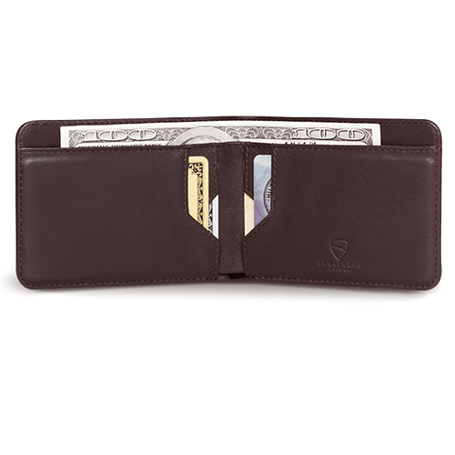 Vaultskin London Manhattan Bifold Wallet - Brown RFID - Modern Quests