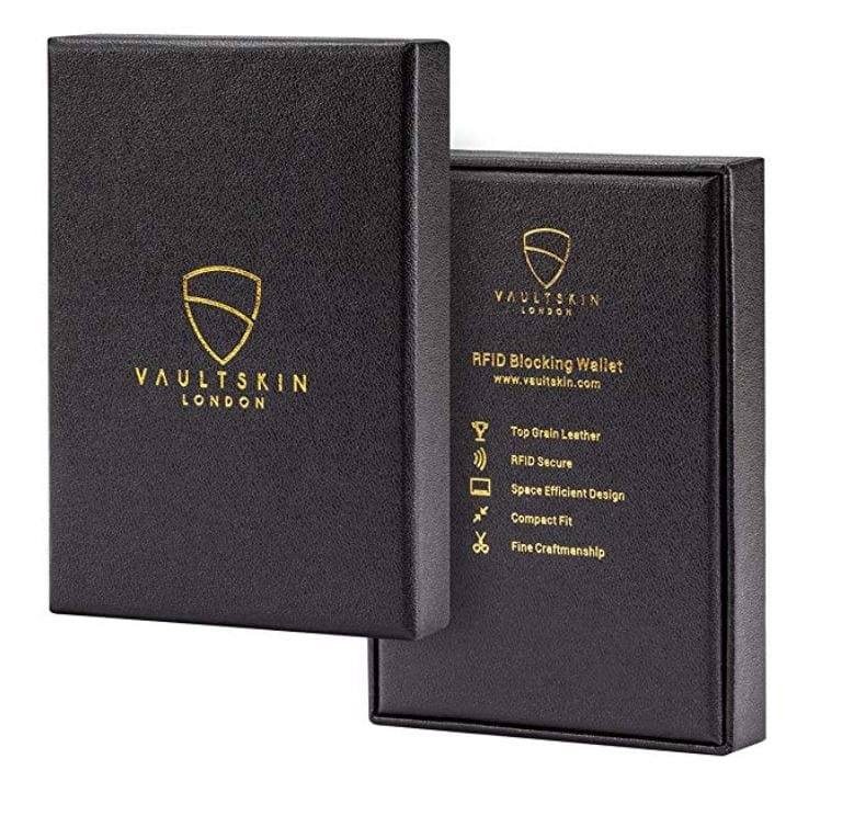 Vaultskin London Manhattan Bifold Wallet - Brown RFID - Modern Quests