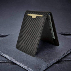 Vaultskin London Manhattan Bifold Wallet - Carbon Black RFID - Modern Quests