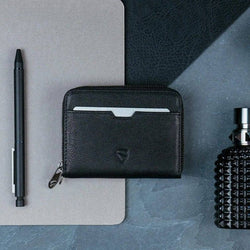 Vaultskin London Mayfair Zipper Wallet - Black - Modern Quests