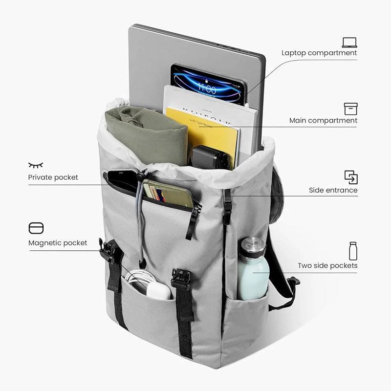 VintPack Laptop Backpack - Grey