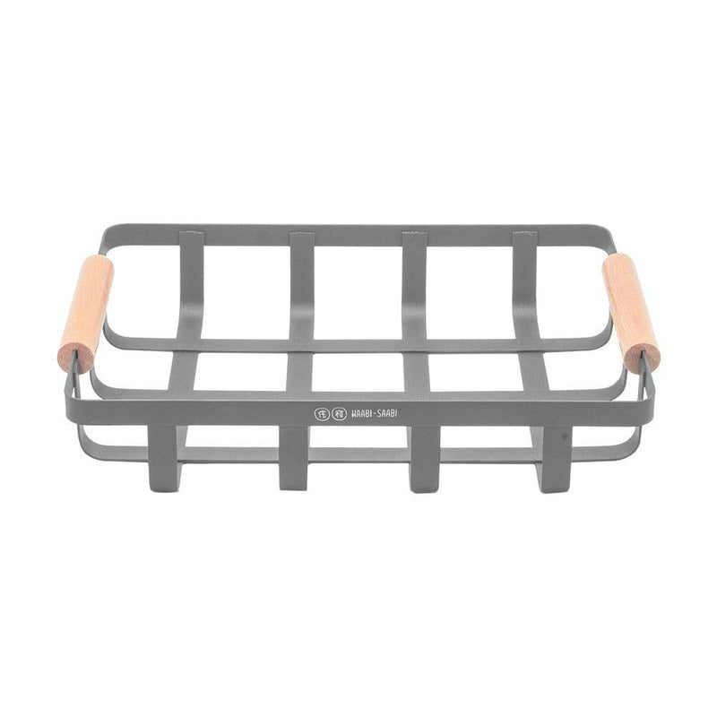 Waabi Saabi Grid Metal Storage Basket - Modern Quests