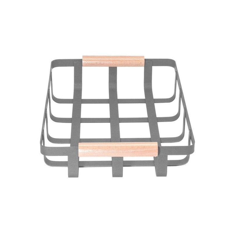 Waabi Saabi Grid Metal Storage Basket - Modern Quests