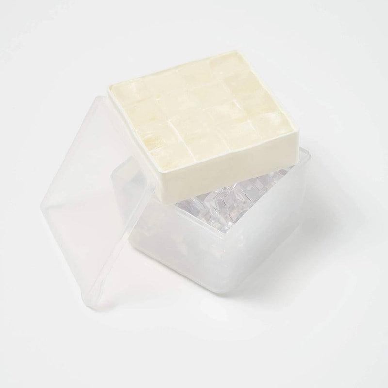 W&P Design Peak Square Ice Box - Cream