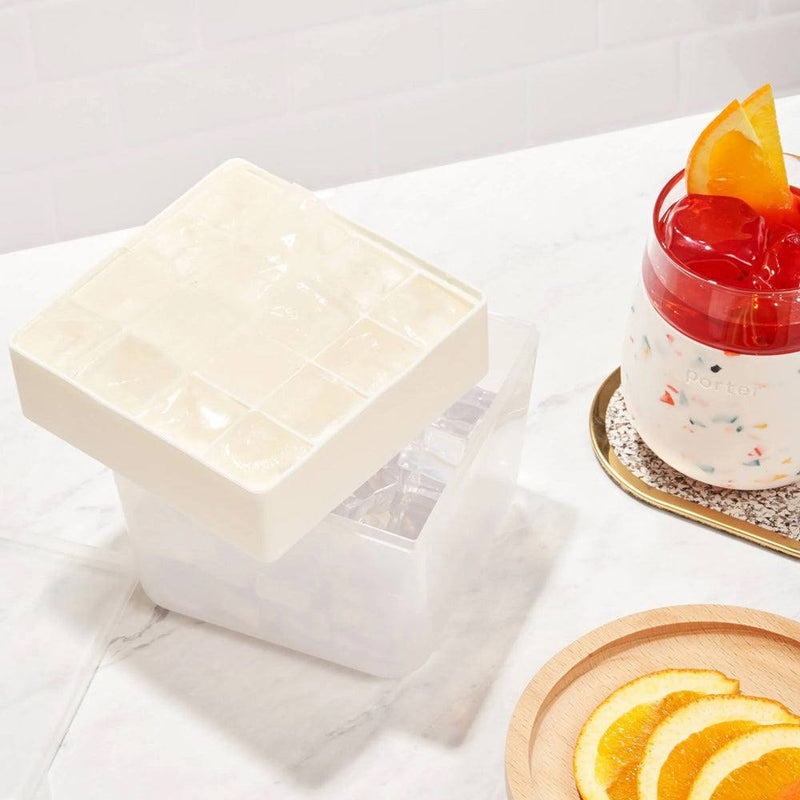 W&P Design Peak Square Ice Box - Cream