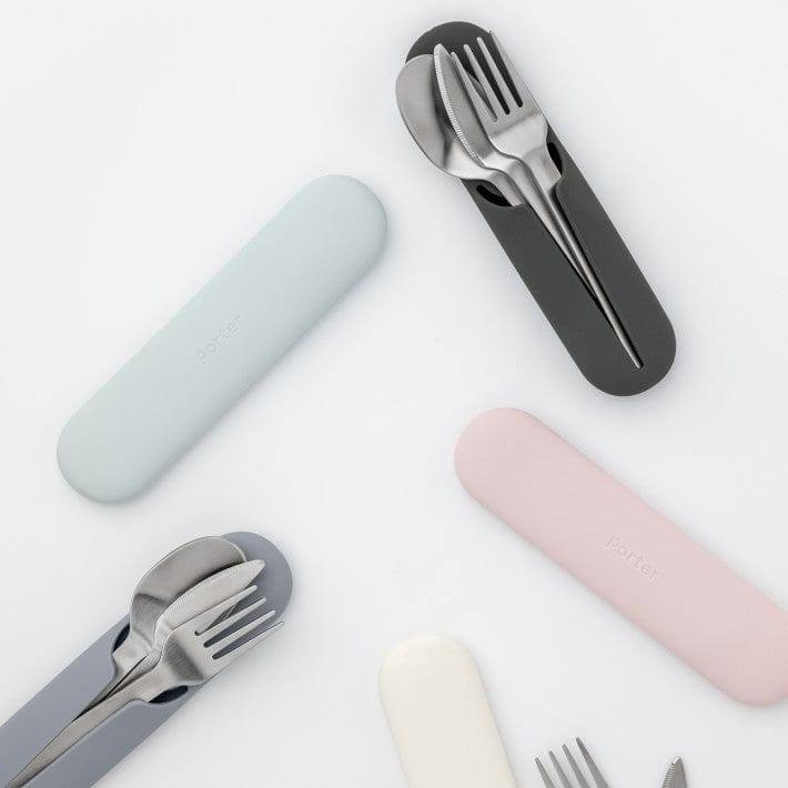 W&P Design Porter Travel Cutlery Set - Slate - Modern Quests