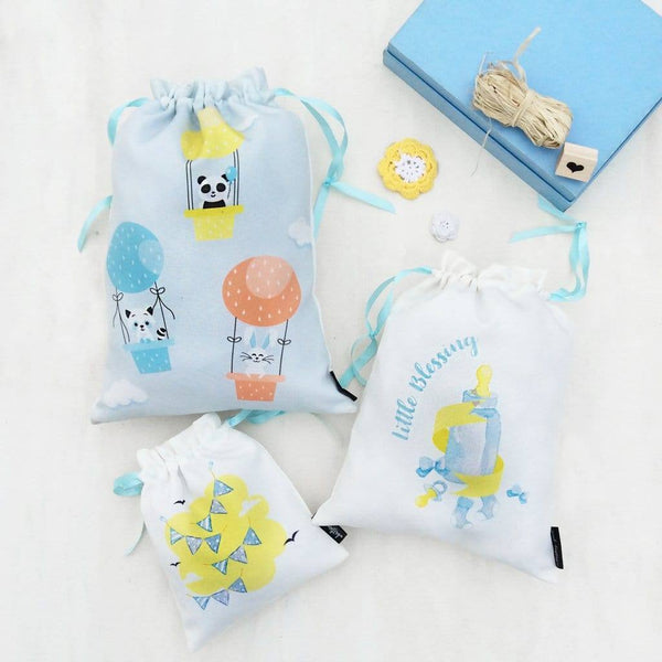 Whistling Yarns Baby Boy Bags, Set of 3