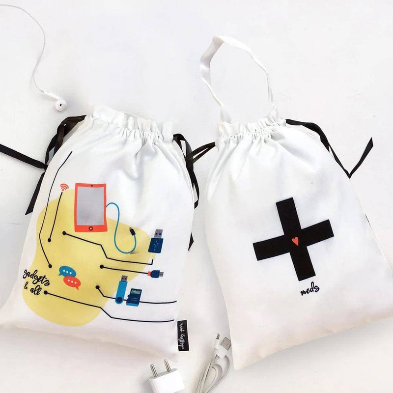 Whistling Yarns Knick Knack Bags, Set of 2 - Modern Quests