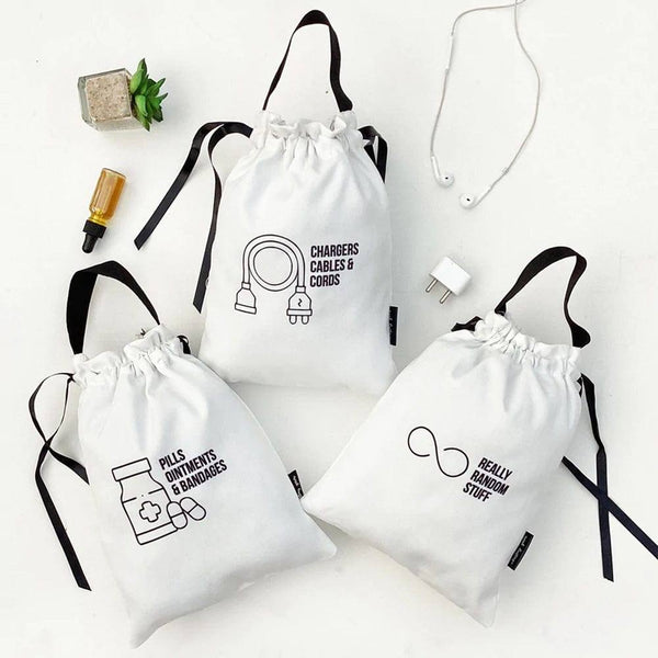 Whistling Yarns Must-Have Knick Knack Bags, Set of 3 - Modern Quests