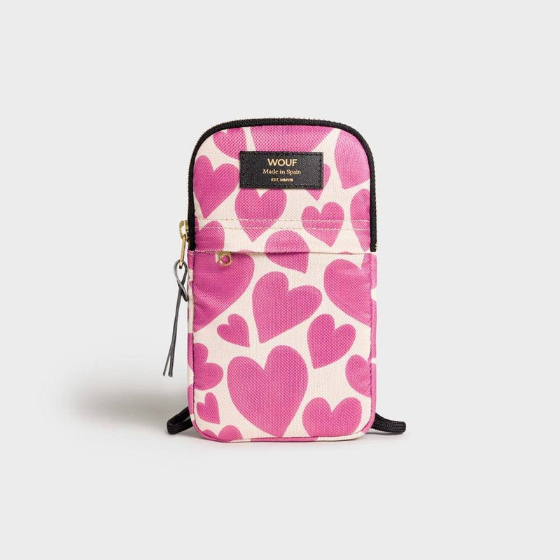 WOUF Barcelona Pink Love Phone Bag - Modern Quests