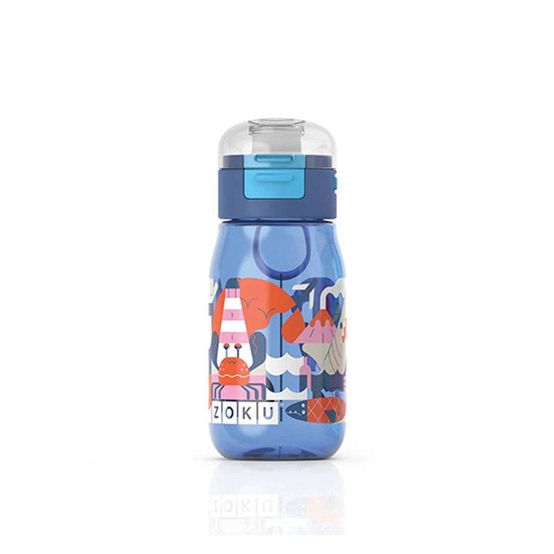Zoku Kids Flip Gulp Bottle - Blue