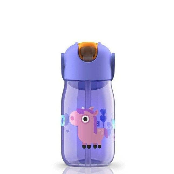 Zoku Kids Flip Straw Bottle - Purple - Modern Quests