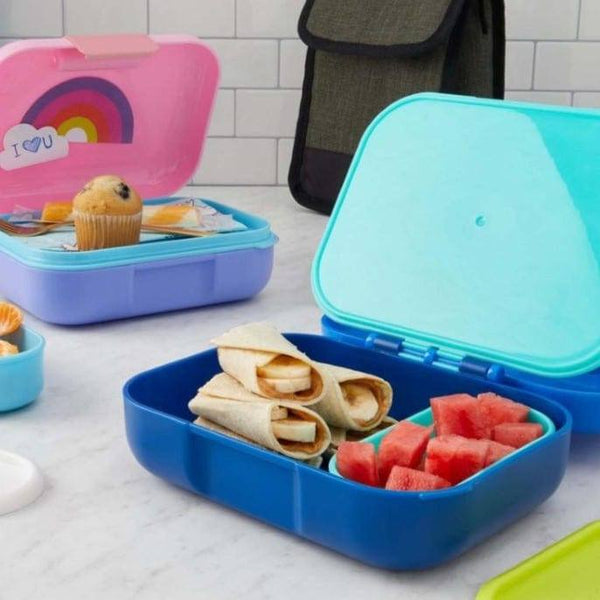 Zoku Neat Bento Jr. Kids Lunch Box - Blue - Modern Quests