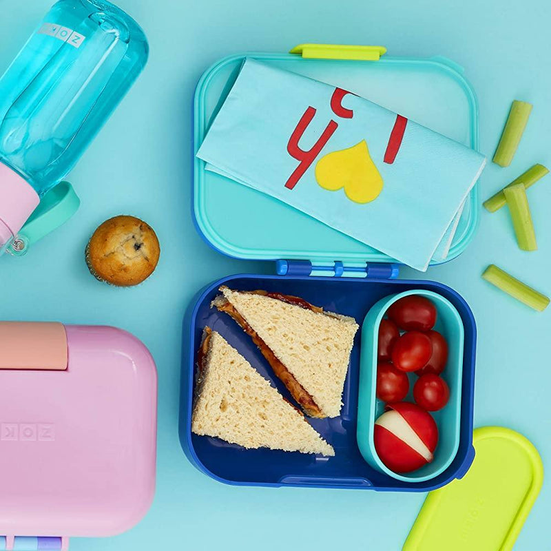 Zoku Neat Bento Jr. Kids Lunch Box - Blue - Modern Quests