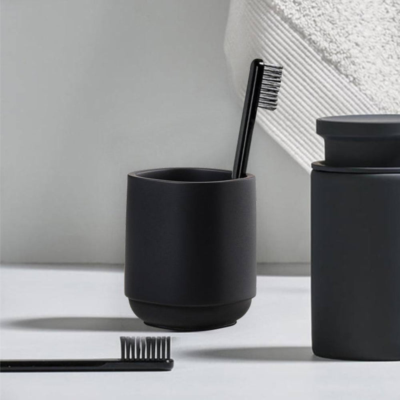 Zone Denmark Time Toothbrush Tumbler - Black - Modern Quests