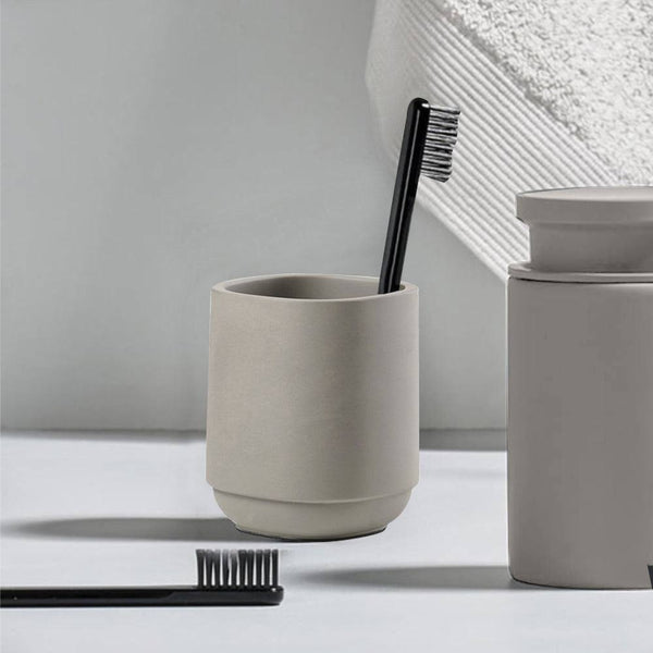 Zone Denmark Time Toothbrush Tumbler - Concrete