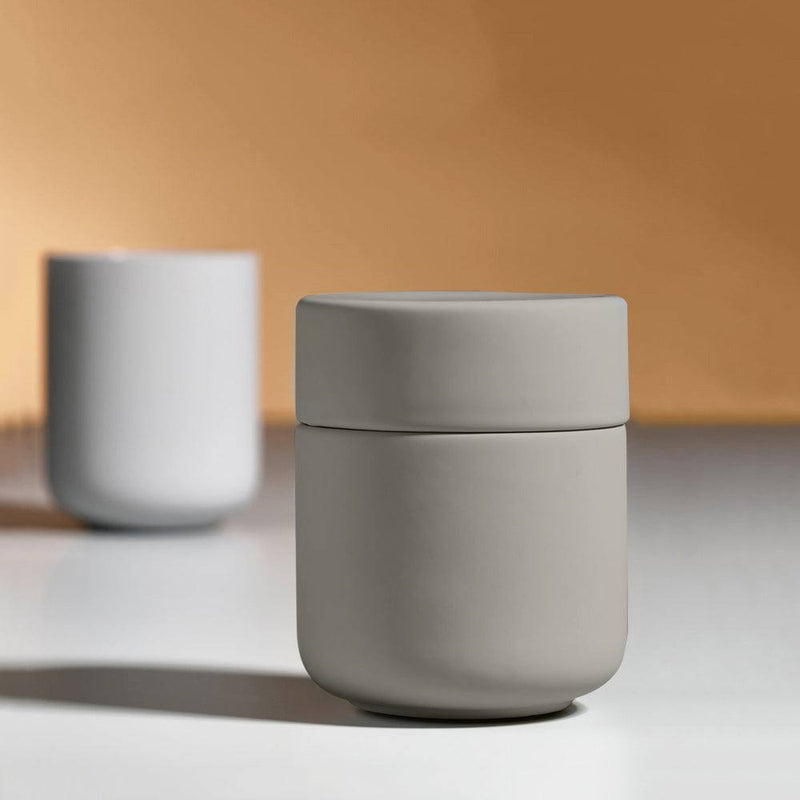 Zone Denmark Ume Jar with Lid - Taupe - Modern Quests